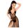 Penthouse Best Forplay - čipkované body s tylovou šatkou (čierne) - M/L
