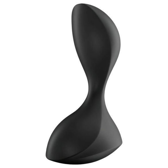 Satisfyer - análny vibrátor s aplikáciou - silikón čierny