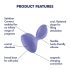 Satisfyer Sweet Seal - inteligentný análny vibrátor (fialový)