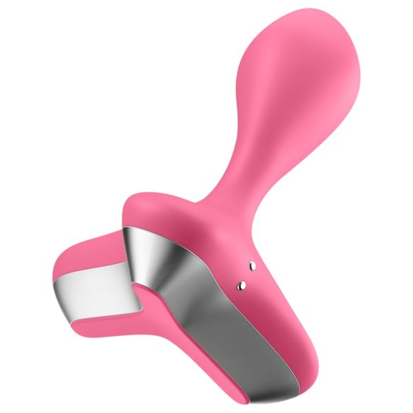 Satisfyer - análny vibrátor na batériu - ružový