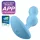 Satisfyer Deep Diver - análny vibrátor ovládaný aplikáciou (modrý)