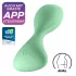 Satisfyer Trendsetter - análny vibrátor ovládaný aplikáciou (zelený)