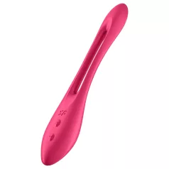   Satisfyer - párový vibrátor - nabíjateľný, flexibilný - červený