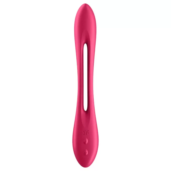 Satisfyer - párový vibrátor - nabíjateľný, flexibilný - červený