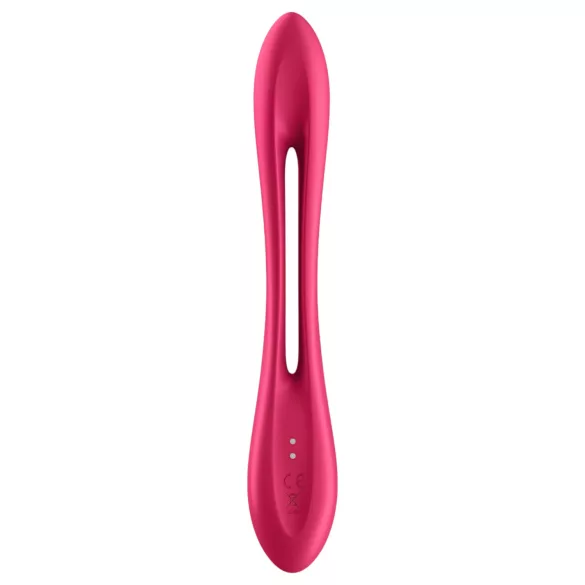 Satisfyer - párový vibrátor - nabíjateľný, flexibilný - červený