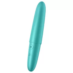 Satisfyer - mini vibrátor - vodotesný - tyrkysový