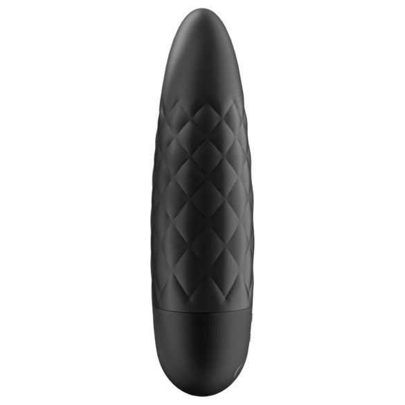 Satisfyer - mini vibrátor pre ženy - vodotesný - čierny