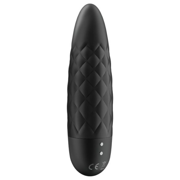 Satisfyer - mini vibrátor pre ženy - vodotesný - čierny