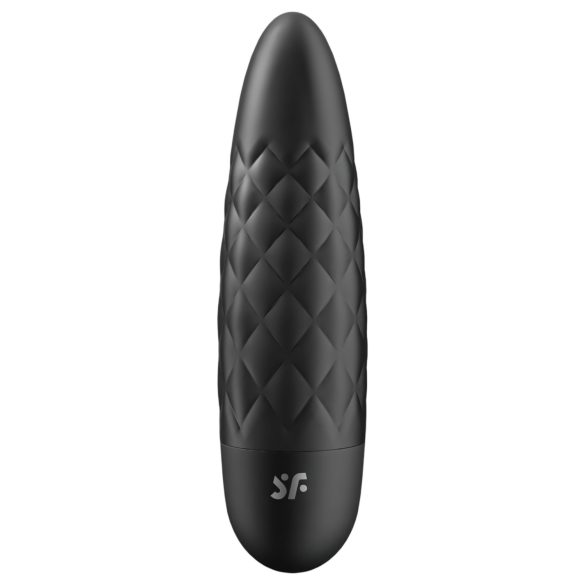 Satisfyer - mini vibrátor pre ženy - vodotesný - čierny