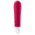 Satisfyer - vibrátor na klitorís - dobíjací, vodotesný - červený