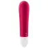 Satisfyer - vibrátor na klitorís - dobíjací, vodotesný - červený