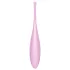 Satisfyer Twirling Joy - vibrátor na klitoris ovládaný aplikáciou (ružový)
