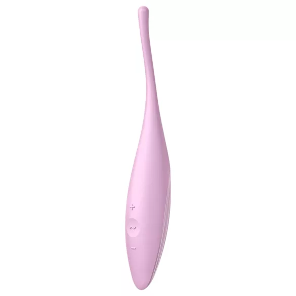 Satisfyer Twirling Joy - vibrátor na klitoris ovládaný aplikáciou (ružový)