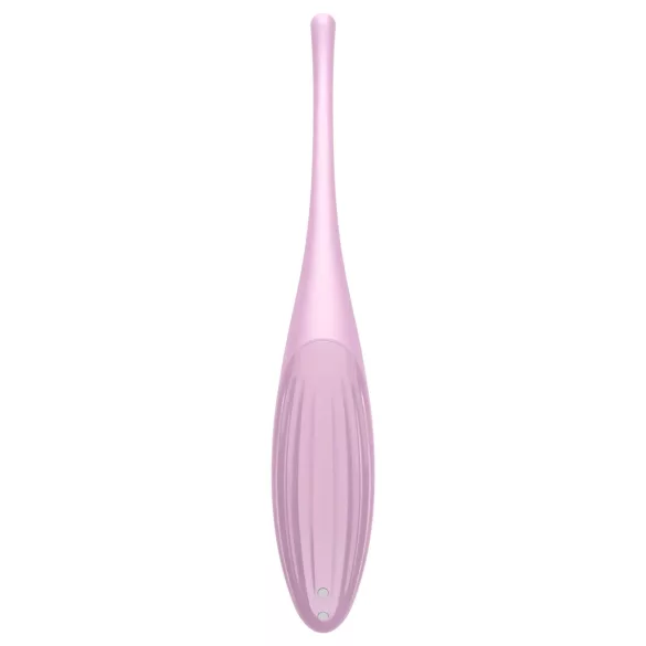Satisfyer Twirling Joy - vibrátor na klitoris ovládaný aplikáciou (ružový)