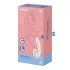 Satisfyer Supernova - vibračný a sací stimulátor 2v1 - akumulátorový - biely