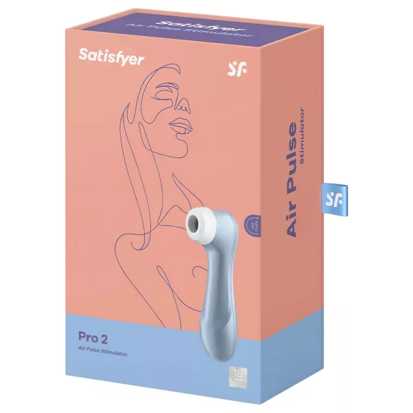 Satisfyer Pro 2 Gen2 - stimulátor klitorisu na vlny - dobíjací - modrý