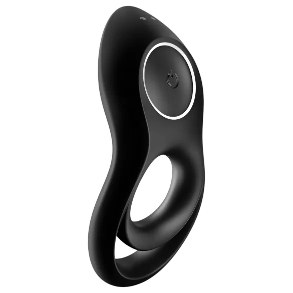Satisfyer Legendary Duo - vibračný erekčný krúžok - nabíjateľný - čierny