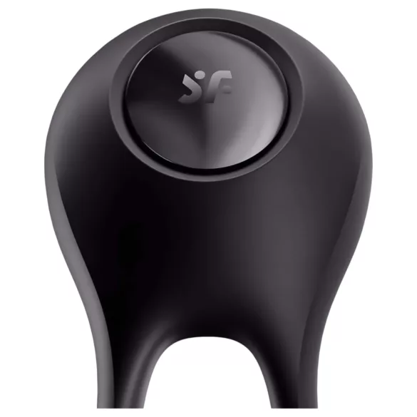 Satisfyer Majestic Duo - akumulátorový, vodotesný erekčný krúžok (čierny)