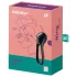 Satisfyer Majestic Duo - akumulátorový, vodotesný erekčný krúžok (čierny)