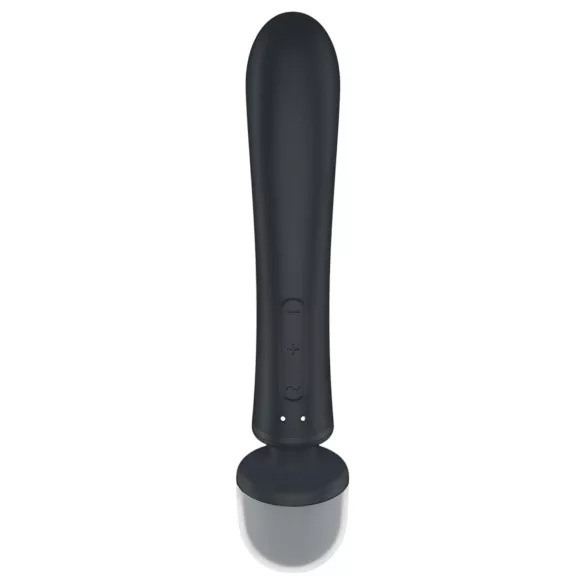 Satisfyer Triple Lover - vibrátor na G-bod a klitoris - strieborný