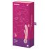 Satisfyer Triple Lover - vibrátor na G-bod a klitoris - ružový