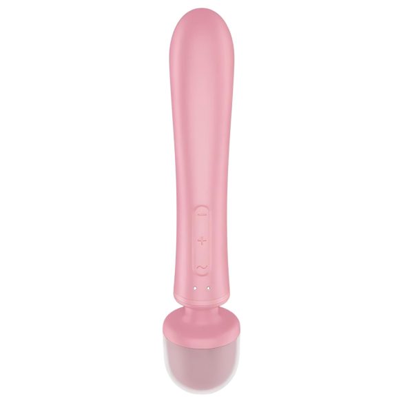 Satisfyer Triple Lover - vibrátor na G-bod a klitoris - ružový