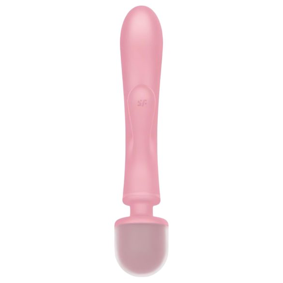 Satisfyer Triple Lover - vibrátor na G-bod a klitoris - ružový