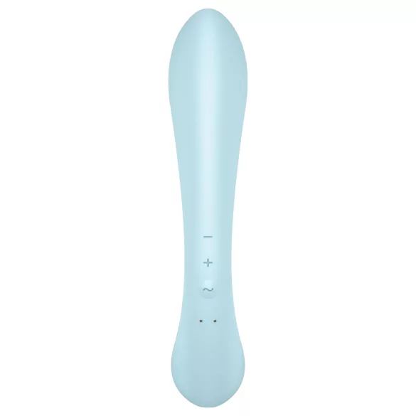 Satisfyer Triple Oh - akumulátorový vibrátor s ramenom na klitoris (modrý)