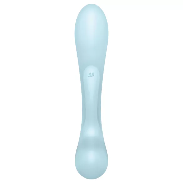 Satisfyer Triple Oh - akumulátorový vibrátor s ramenom na klitoris (modrý)