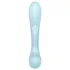 Satisfyer Triple Oh - vibrátor na klitoris s ramenom - nabíjateľný - modrý