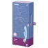 Satisfyer Triple Oh - akumulátorový vibrátor s ramenom na klitoris (modrý)