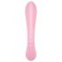 Satisfyer Triple Oh - nabíjateľný vibrátor s ramienkom na klitoris (ružový)