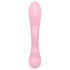 Satisfyer Triple Oh - nabíjateľný vibrátor s ramienkom na klitoris (ružový)