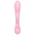 Satisfyer Triple Oh - vibrátor na klitoris s ramenom - nabíjateľný - ružový