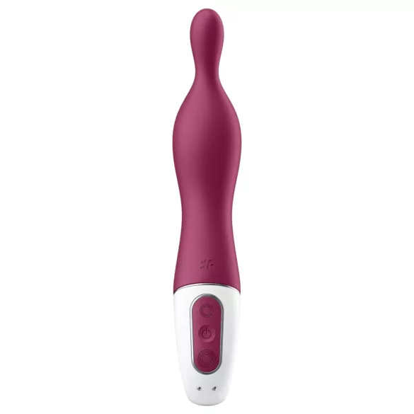 Satisfyer A-Mazing 1 - vibrátor na bod A - dobíjací - červený