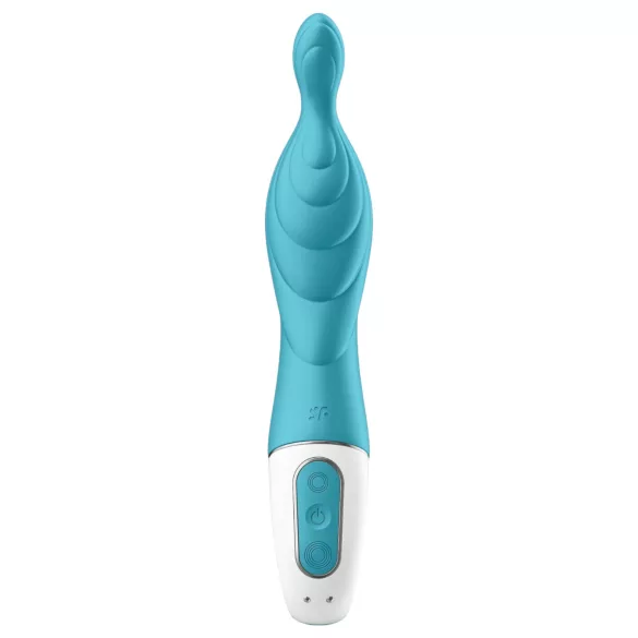 Satisfyer A-Mazing 2 - vibrátor na bod A - dobíjací - tyrkysový
