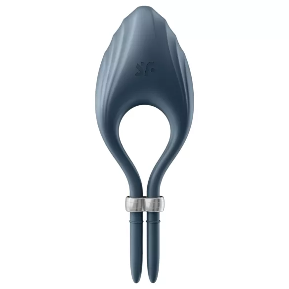 Satisfyer Duelist - vibračný erekčný krúžok na penis - nabíjací - sivý