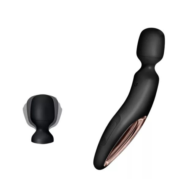 Satisfyer Wand-erland - masážny vibrátor - čierny