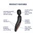 Satisfyer Wand-erland - masážny vibrátor (čierny)