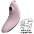 Satisfyer Vulva Lover 1 - vzduchový stimulátor klitorisu (fialový)