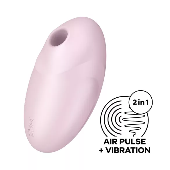 Satisfyer Vulva Lover 3 - akumulátorový, vzduchovo pulzačný stimulátor klitorisu (ružový)