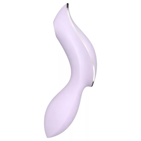 Satisfyer Curvy Trinity 2 - stimulátor klitorisu a vibrátor 2v1 - fialový