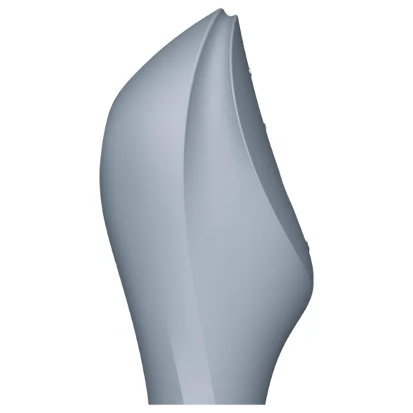 Satisfyer Curvy Trinity 3 - 2v1 vibrátor s tlakovými vlnami (sivý)