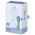 Satisfyer Curvy Trinity 3 - 2v1 vibrátor s tlakovými vlnami (sivý)