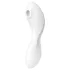Satisfyer Curvy Trinity 5+ - aplikáciou ovládaný 2v1 vibrátor (biely)