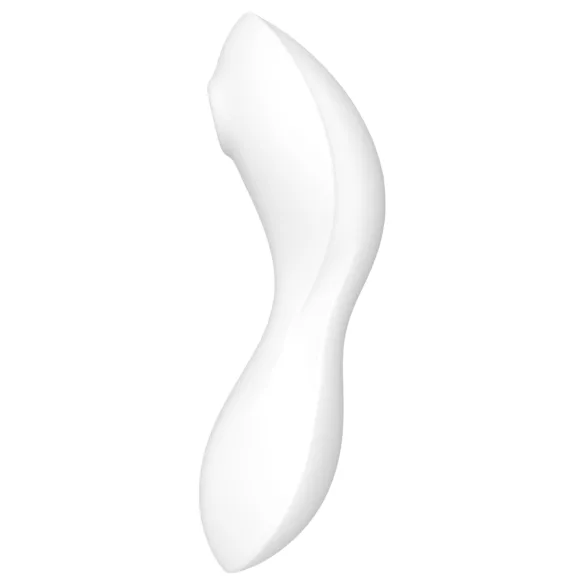 Satisfyer Curvy Trinity 5+ - aplikáciou ovládaný 2v1 vibrátor (biely)