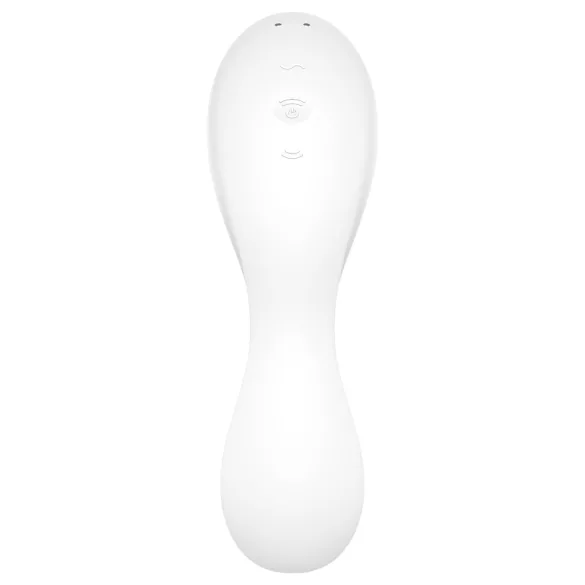 Satisfyer Curvy Trinity 5+ - aplikáciou ovládaný 2v1 vibrátor (biely)