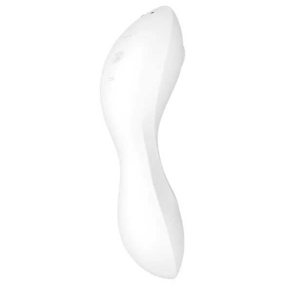 Satisfyer Curvy Trinity 5+ - aplikáciou ovládaný 2v1 vibrátor (biely)