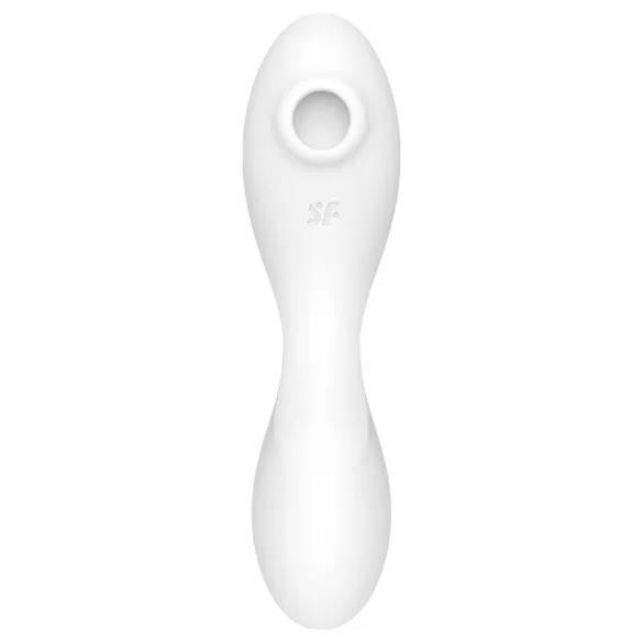 Satisfyer Curvy Trinity 5+ - aplikáciou ovládaný 2v1 vibrátor (biely)