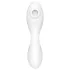 Satisfyer Curvy Trinity 5+ - aplikáciou ovládaný 2v1 vibrátor (biely)